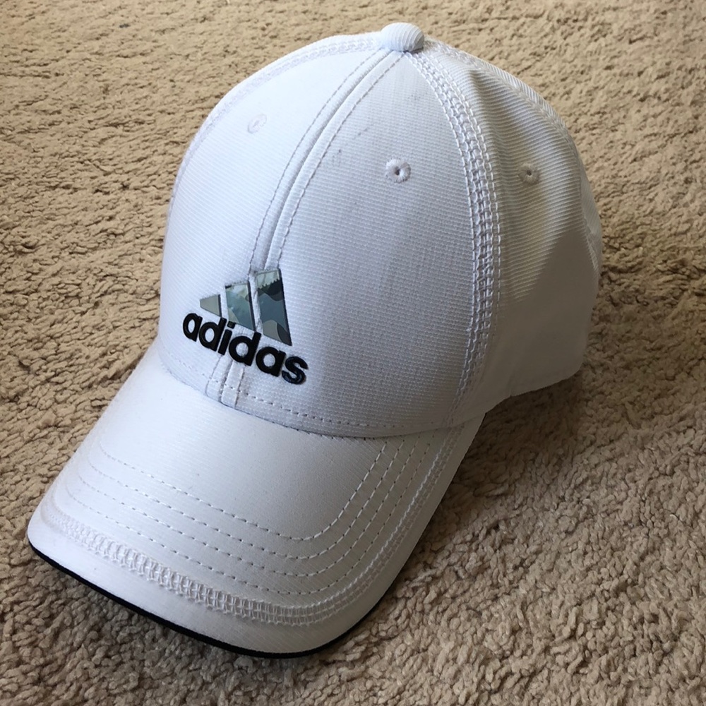 Adidas white baseball cap